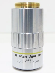 f200 Microscope Lens 0.28 M Mitutoyo 10 Apo Infinity Plan - Picture 1 of 4