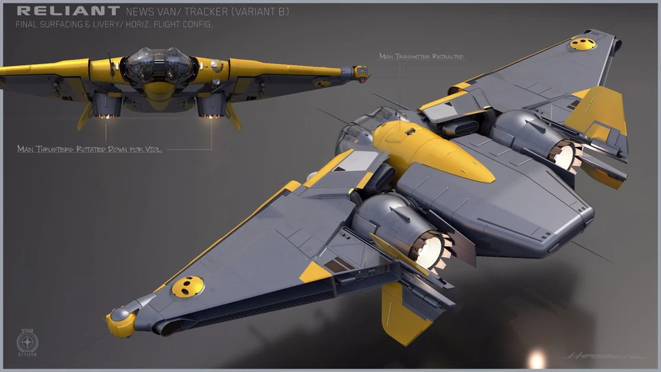 Star Citizen (PC, 2015) Reliant News Van with LTI  - Image 1 of 1
