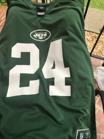Youth LARGE New York Jets Darrelle Revis NFL TEAM APPAREL Limited Jersey Cover