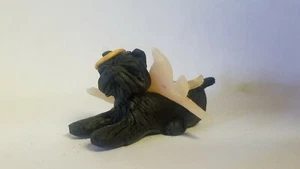 AFFENPINSCHER ENGEL Miniatur Figur PET MEMORIAL Polymer Clay HAND MADE  - Bild 1 von 7