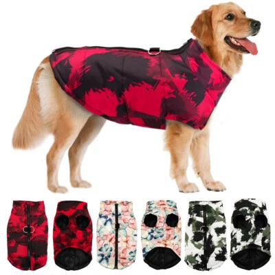 Ropa para mascotas para perros grandes pequeño mediano perro abrigo impermeable chaqueta boxer L-6XL Foto 1 de 4
