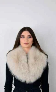 Fur fox collar, real fur stole, fox collar - Picture 1 of 5