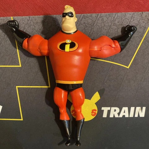 Disney Store - Mr Incredible Talking & Flexing Action Figure - Tested Working! Cover