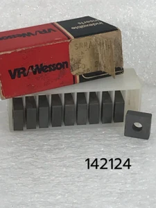 SNMA 432 F 2A5 New Full Package of 10 VR Wesson Tungsten Carbide Inserts - Picture 1 of 6