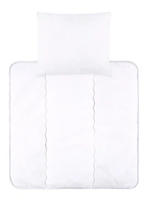 ALVI 93301 Bettdecke und Kissen Set Thermovlies Kunstfaser 80 x 80 cm + 35 x 40 - Bild 1 von 1