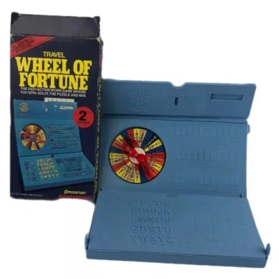 Wheel Of Fortune Travel Game 2nd Edition By Pressman Vtg 1988 Ages 8+ - Image 1 of 4