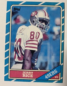 1986 Topps Jerry Rice #161 Rookie Card RC