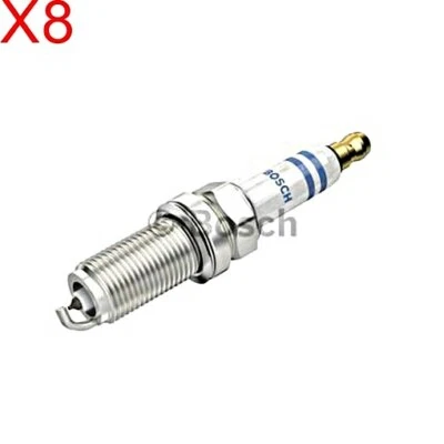 BOSCH Spark Plug x8 Petrol For PORSCHE Cayenne 911 Convertible 3.8-4.8L 2007- - Image 1 of 4