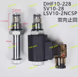 2 Wege Hydraulisches Bidirektionales Norrnally Geschlossenes Magnetventil DHF10-228 2NCSP - Bild 1 von 10