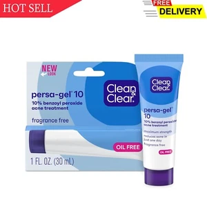 Clean & Clear Persa-Gel 10 Oil-Free Acne Spot Treatment with Maximum Strength .. - Picture 1 of 10