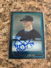 Egan Smith Signed 2009 Bowman Draft Chrome Rc Auto Toronto Blue Jays