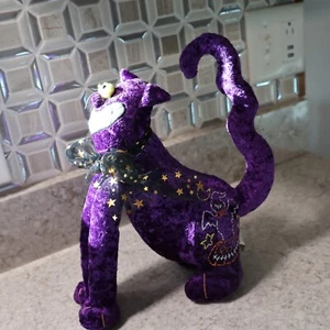 Halloween Purple Plush Cat Jo-Ann Stores - Picture 1 of 9