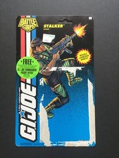 Rare GI JOE Stalker Battle Corps Full File Card Uncut Art Back RAH Ranger 1994
