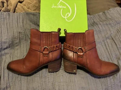 Sam Edelman Dalma Leather Western Boho Boot 8.5 - Imagem 1 de 4