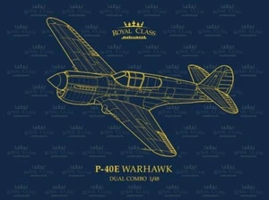 EDUARD 1/48 P-40E WARHAWK ROYAL CLASS Ltd Edition Dual Combo (2 kits) R0023 kit - Picture 1 of 24
