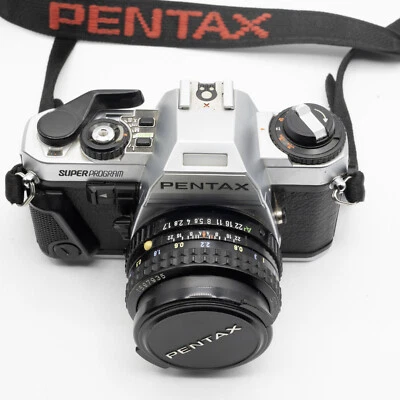 Pentax Super Program Film Camera with 50mm 1:1.7 Pentax-A SMC Lens - Image 1 of 4