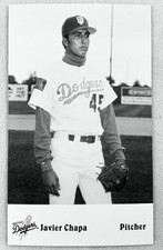 1995 Great Falls Dodgers Minor League Postcard #09-Javier Chapa, RHP