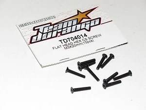 Team Durango DEX8 1/8 Buggy Electric TDRC3334 TD704014 Flat Head Hex CS Screw 3x - Picture 1 of 1