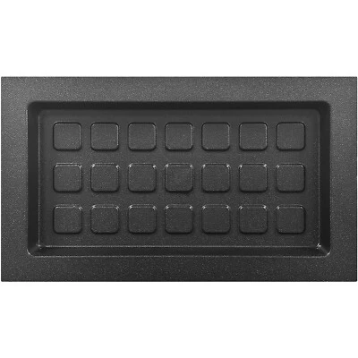 CRAWL SPACE DOOR SYSTEMS Crawl Space Recessed Foundation Vent Cover - Fits 8" H x 16" W Openings (Black)