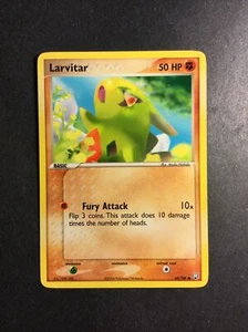 2004 Nintendo Pokemon EX Team Rocket Returns Larvitar 62 /109 02 - Picture 1 of 2