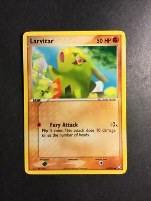 2004 Nintendo Pokemon EX Team Rocket Returns Larvitar 62 /109 02 - Image 1 of 2