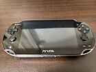 Ps Vita Pch-1100 Crystal Black 3g/wi-fi Model Console Only Sony Playstation Used