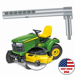 AM120681 Left Hand Front/Right Hand Rear Mower Deck Gage Wheel Arm for John Deer - Picture 1 of 8
