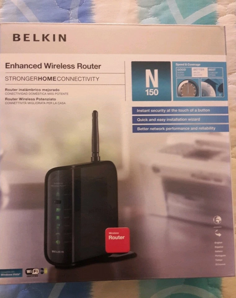Belkin Router F6D4230nt4 - N150 wireless router  - Immagine 1 di 1