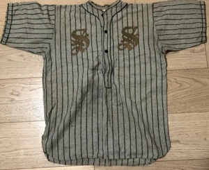 Camiseta deportiva y pantalones uniformes de lana a rayas de los Sox de 1900 - Imagen 1 de 6