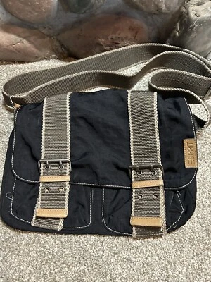 Bolso de Mano Espirit Bolso de Hombro Cartera Negro/Tostado Años 90’s Bolsillos Flores De Colección Foto 1 de 4