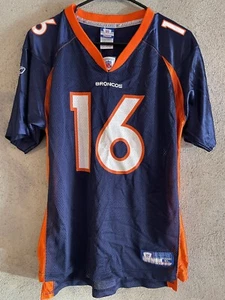 Jake Plummer #16 Denver Broncos NFL Blue Vintage Reebok Jersey Youth Size XLarge - Bild 1 von 5