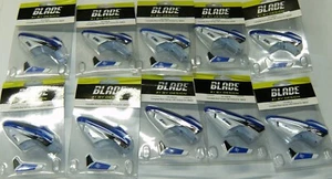 (10) Blade BMSR Blue R/C Helicopter Canopy Body With Vertical Fin EFLH3018 - Picture 1 of 2