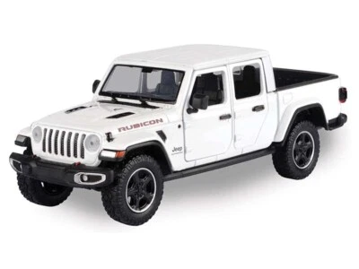 2021 Jeep Gladiator Rubicon (Closed Top) White 1:24 Model - Motormax 79368WH-TS - Image 1 of 3