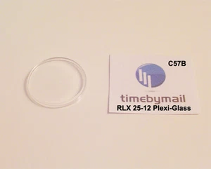 For ROLEX 6427 Plexi-Glass Plastic Watch Crystal Replacement 25-12 New Part C57B - Picture 1 of 1