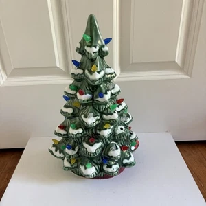 Ceramic Lighted Christmas Tree by Transpac  - Picture 1 of 7
