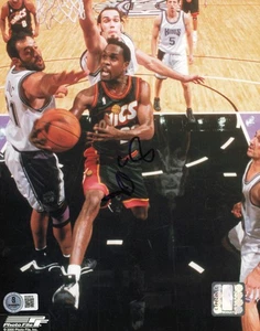 Gary Payton Autographed 8x10 Photo Seattle Supersonics Beckett BAS QR #BS36816 - Picture 1 of 2