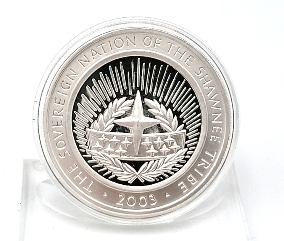 2003 Lewis Clark Drouillard One Dollar Proof Shawnee Tribe Coin Lot. H34 - Image 1 of 4