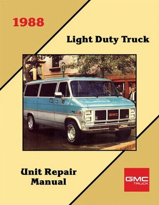 GMC Light Duty Truck 1988 unidad manual de reparación Foto 1 de 3