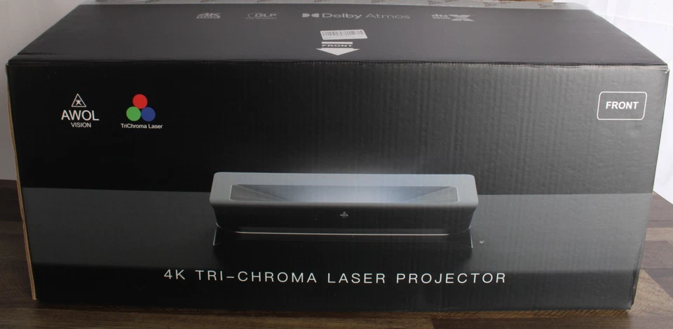 AWOL Vision - 4K UHD Smart Triple Laser Ultra Short Throw Projector HDR10+ - Image 1 of 4