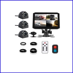 Robust 4-Channel Dash Cam System with Night Vision for Trucks and Heavy Vehicles - Picture 1 of 11