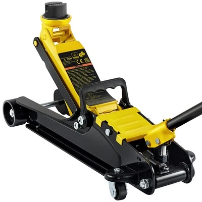 2.5 Ton Low Profile Floor Jack Heavy Steel Hydraulic Jack w/Single Piston Pump - Image 1 of 4