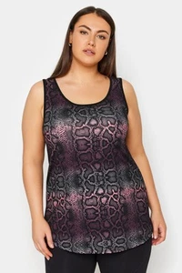 Evans Animal Print Active Sports Top - Picture 1 of 8