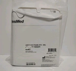 Brand New SEALED ResMed Air fit N10 Frame System 63231 Small WITHOUT Headgear - Picture 1 of 2