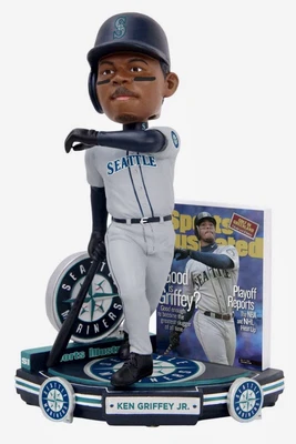 Ken Griffey Jr Seattle Mariners Sports Illustrated Cover Bobblehead FOCO /100 - Image 1 of 4
