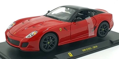 Burago 1/24 Scale Diecast 191223O - 2010 Ferrari 599 GTO - Red - Image 1 of 4