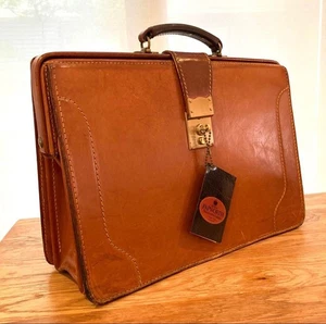 PAPWORTH Leder Dulles Tasche Braun Maruzen Tokyo Limited Ver. Made in England - Bild 1 von 14
