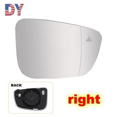 Passenger Side Mirror Glass Heated w/Blind Spot for 2017-2022 BMW 530i 540i 740i - Image 1 of 4