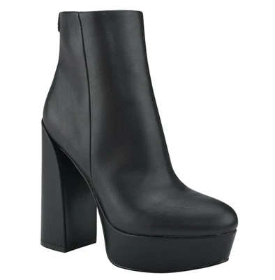 GUESS Mujer Artesanal 8.5M Plataforma Pesada Botines Botas Tacones Altos, Zapatos de Club Foto 1 de 4