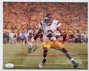 ROBERT WOODS Signed Auto 8"x10" Photo USC Trojans Houston Texans w/JSA - Picture 1 of 4