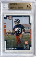2017 Panini Donruss Tarik Cohen Rookie Card RC #384 NFL Bears BGS 9.5 Gem Mint